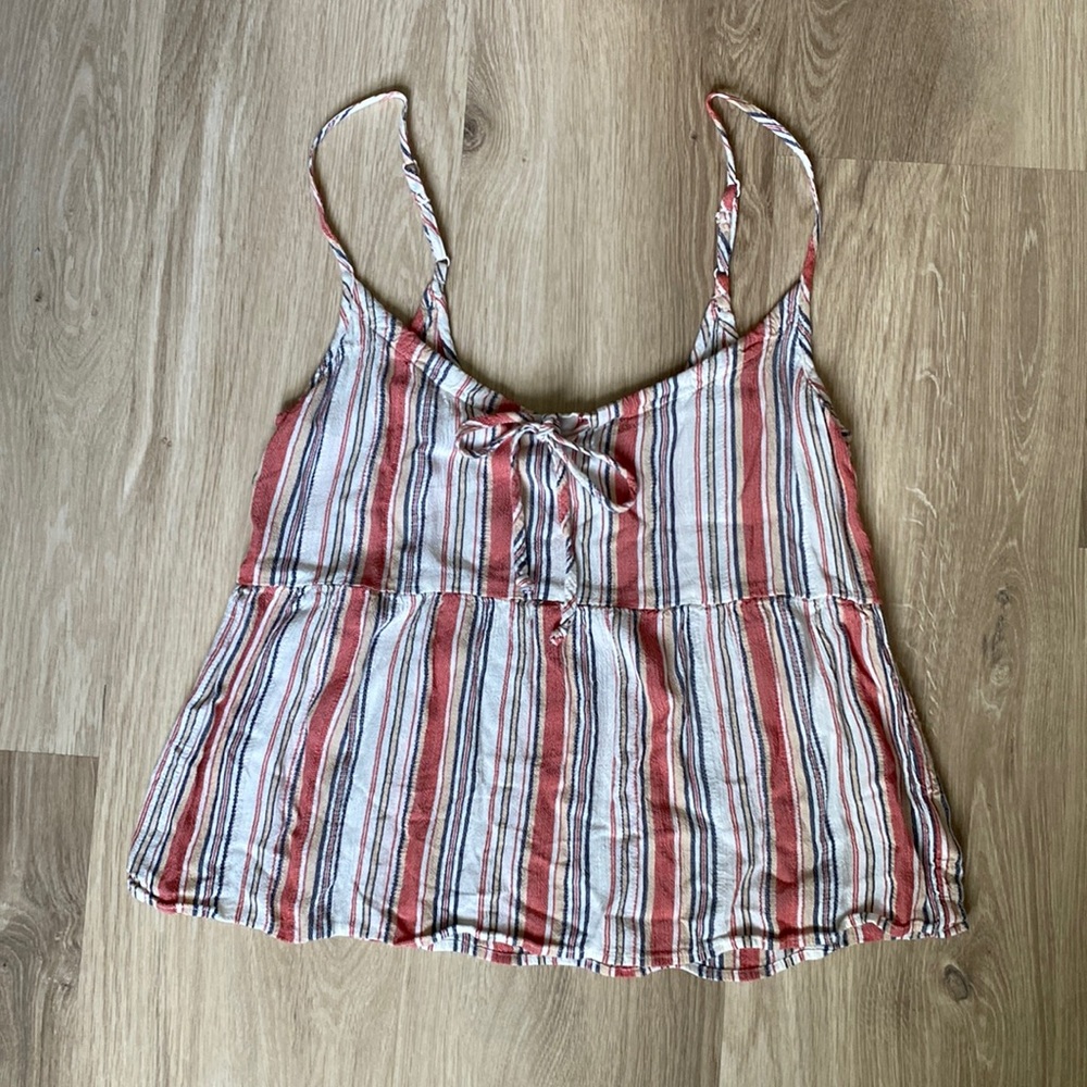 American Eagle striped tank top size small